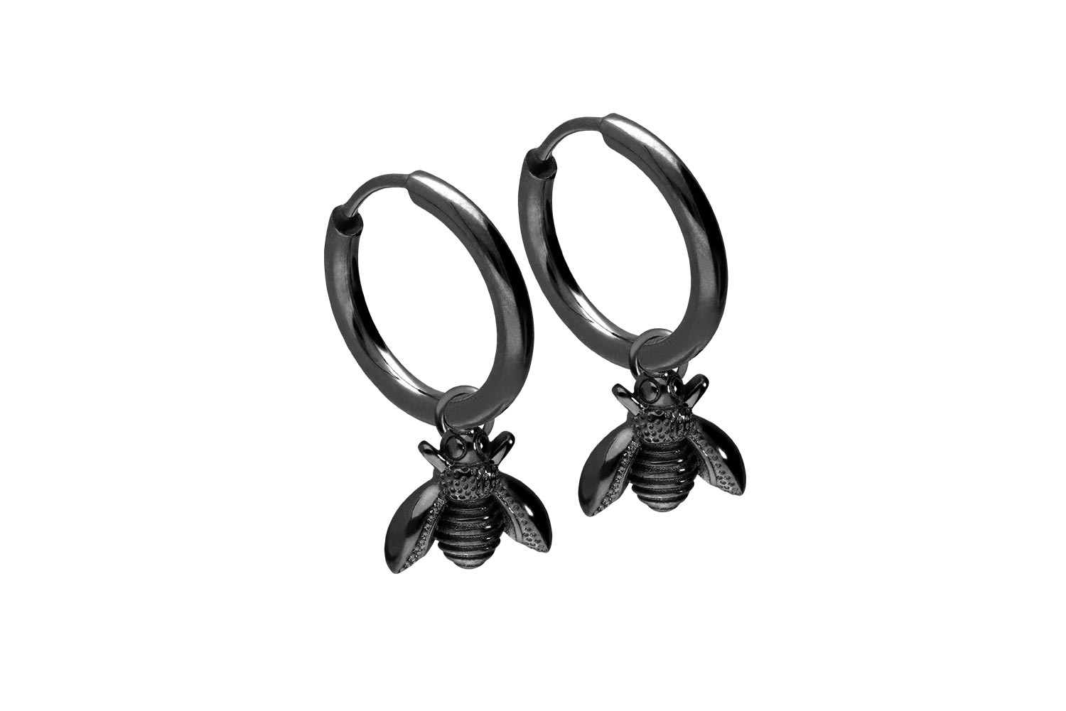 Chirurgenstahl Ohrclicker Creolen BIENE von Piercingline